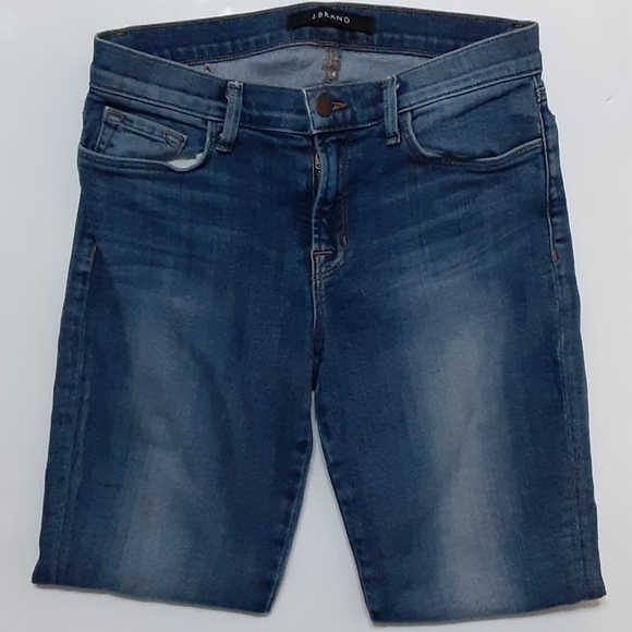 J Brand Capri Ankle Zipper Indigo - Picture 5 of 8